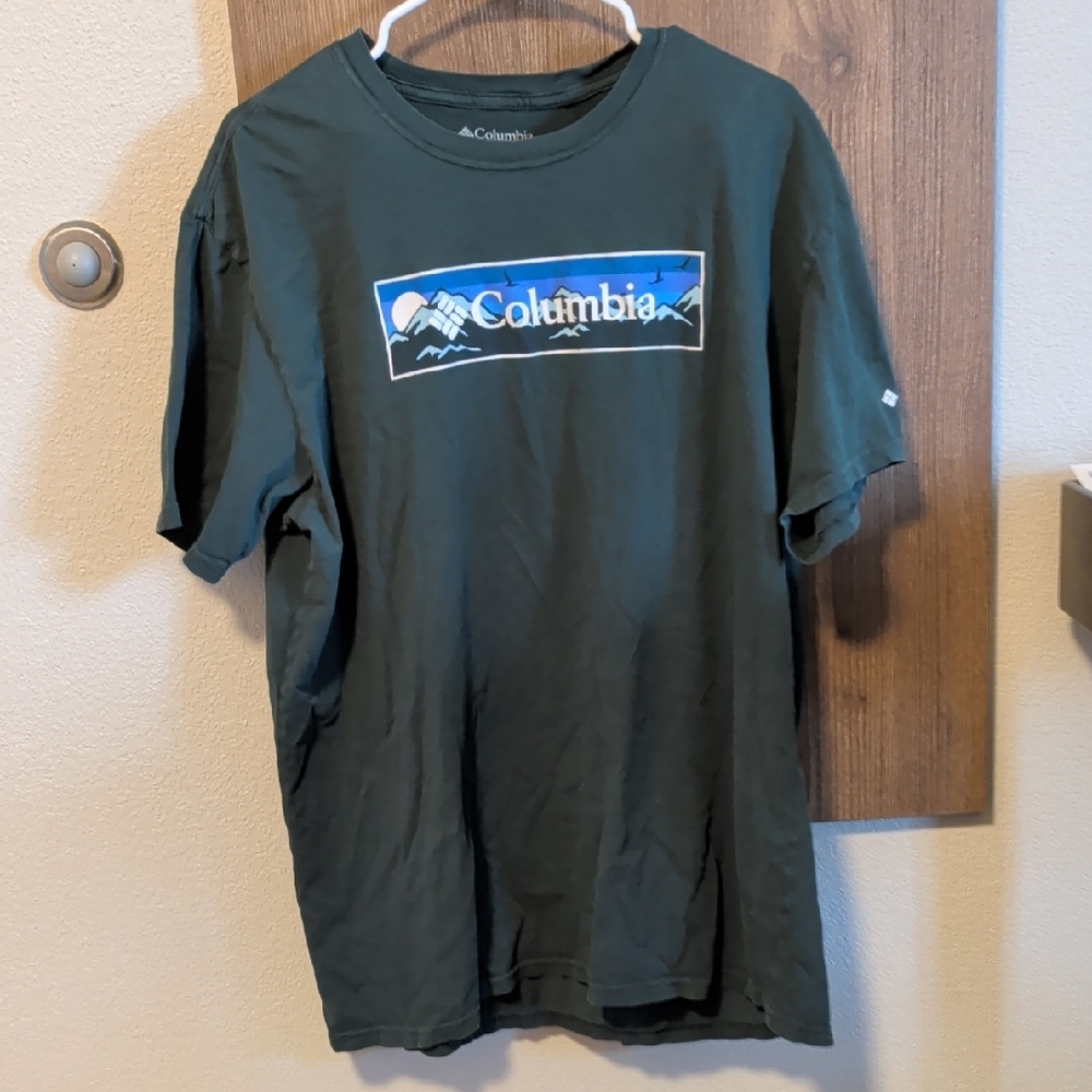Columbia Dark Green Mountain Tee